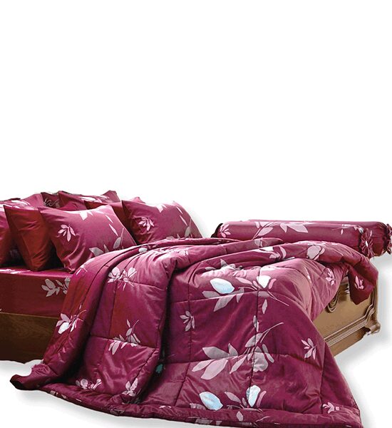 JESSICA BEDDING FITTED SHEET SET 5 FT 5 PCS (Queen Size) 100% Cotton Silk Shine C938 Оригинал