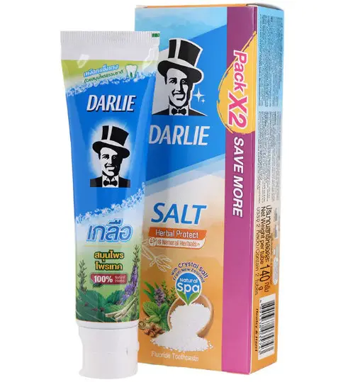 Зубная паста с травами и солью Darlie (Дарли) в тюбике 35 или 140 гр
