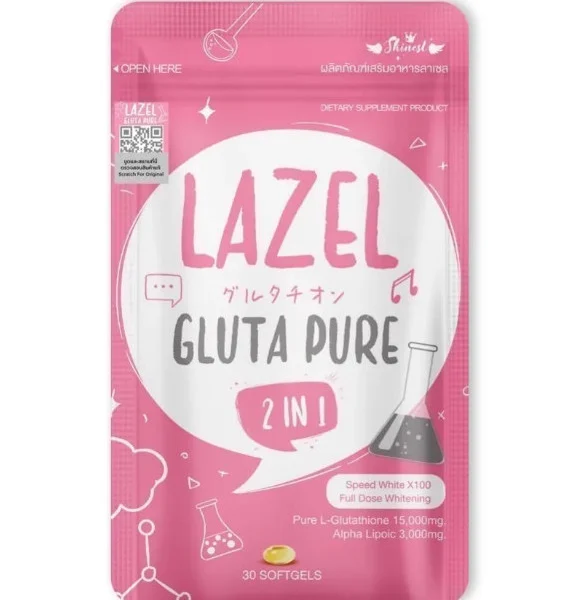 Комплекс с глутатионом и ALA для сияния кожи Lazel GLuta Pure 2 in 1 30 шт