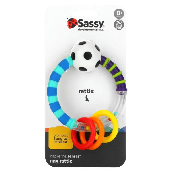Sassy, Inspire The Senses, погремушка, для детей от 0 до 24 месяцев, 1 штука