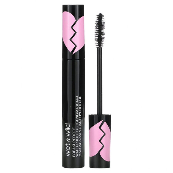 wet n wild, Тушь для ресниц, водостойкая, черная, 8 мл (0,27 жидк. Унции)