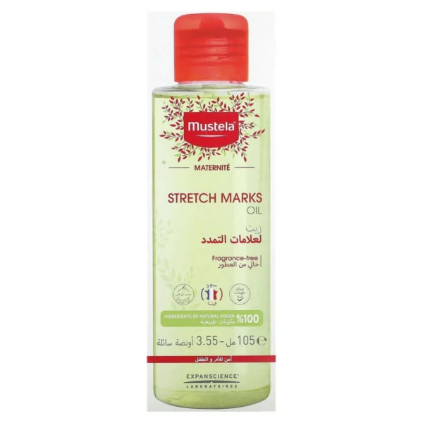 Mustela, масло против растяжек, без отдушки, 105 мл (3,55 жидк. унции)