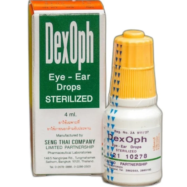 Тайские Капли для глаз и ушей DexOph 4 мл