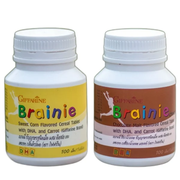 Детские жевательные витамины для мозга Brainie Giffarine 2 вкуса