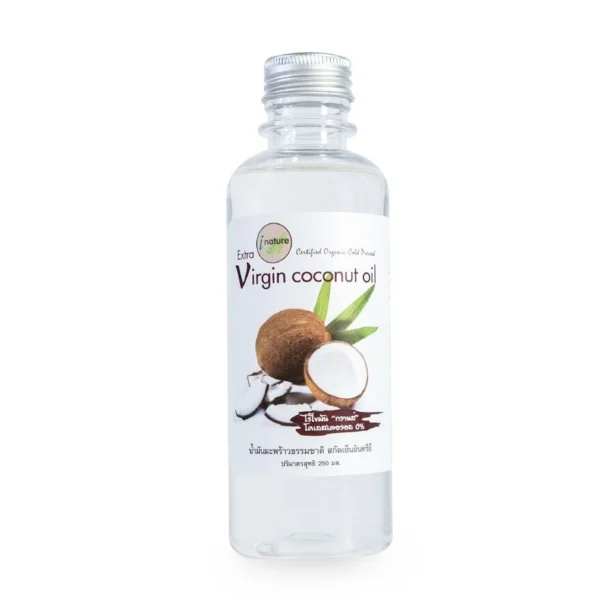 i-nature Extra Virgin Coconut oil  Organic cold press 100     ( 250 ml.) Оригинал