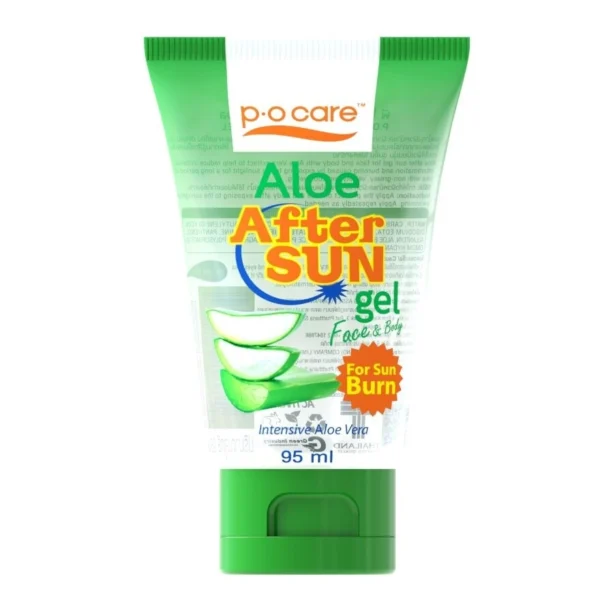PO Care Aloe After Sun Gel Face  Body 95 Ml. Оригинал
