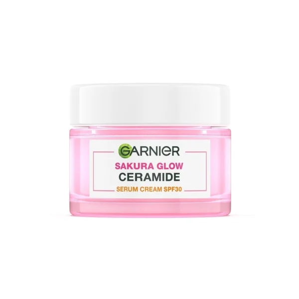 Garnier Sakura Glow Ceramide Serum Cream SPF30 PA+++50 Ml. Оригинал