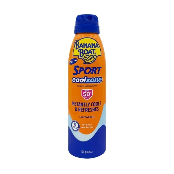 Banana Boat Sport CoolZone Sunscreen Continuous Spray SPF50+ PA+++ 170 G. โลชั่นกันแด Оригинал