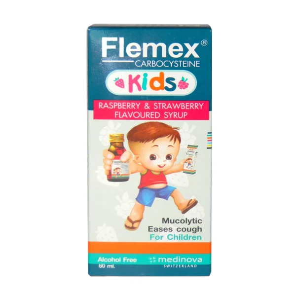 Детская микстура от кашля и простуды Flemex Kids 60 мл