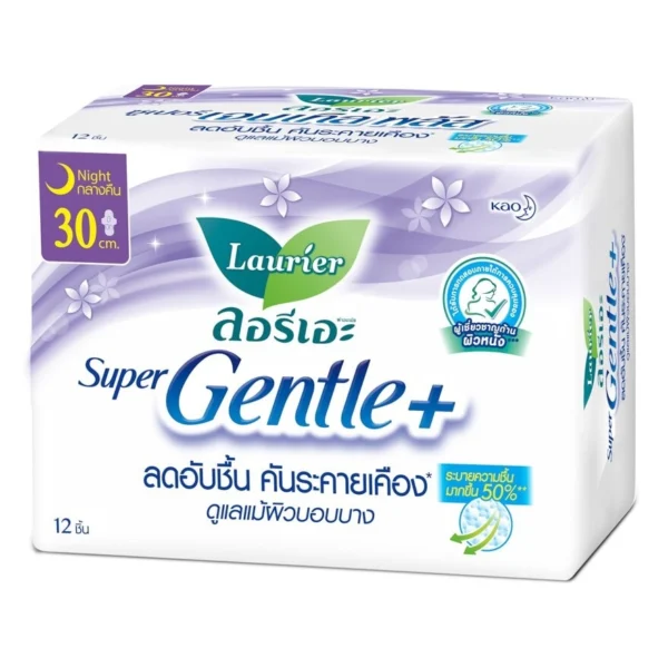 Laurier Super Gentle Plus Night 30 cm. Wing 12's Оригинал