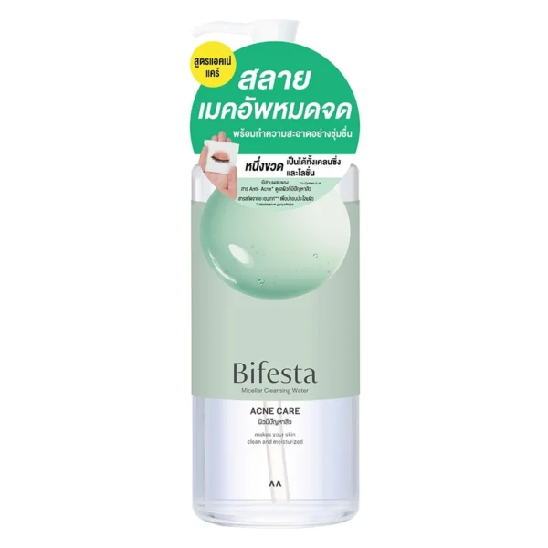 Bifesta Micellar Cleansing Water Acne 400 ml. Оригинал
