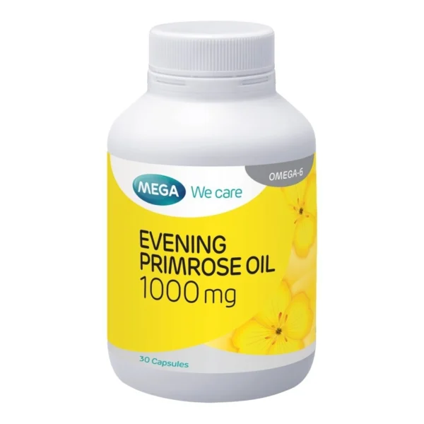 Mega Evening Primrose Oil 30 Capsules Оригинал