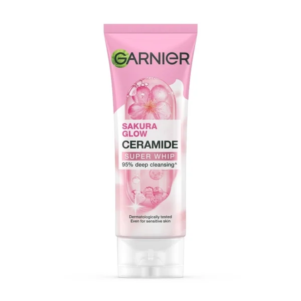 Garnier Sakura Glow Ceramide Super Whip 100 Ml. Оригинал