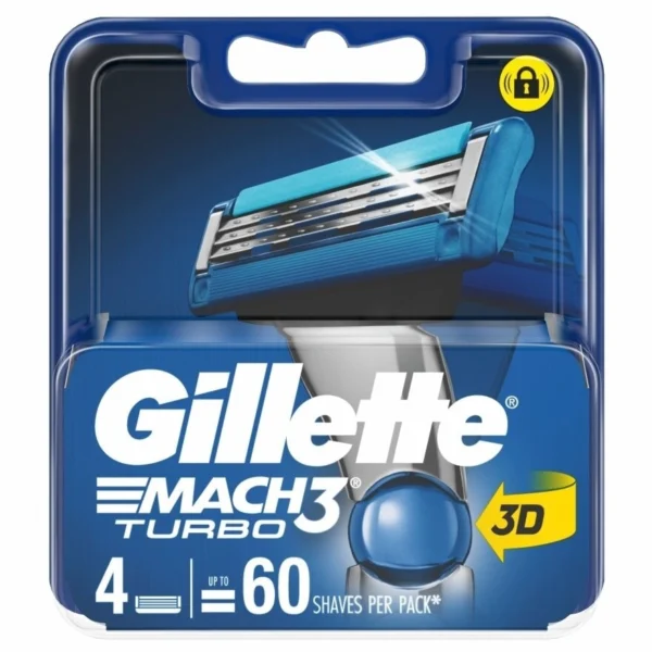 Gillette Mach3 Turbo Blade 4's Оригинал