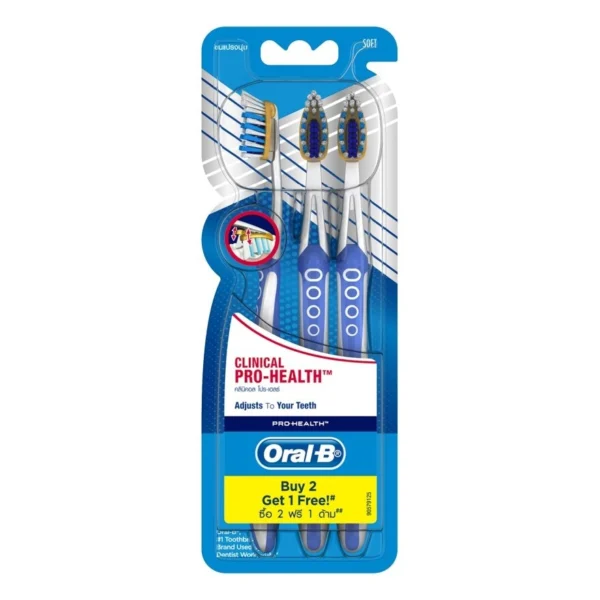 Oral-B Toothbrush Pro-Health Clinical 3's Оригинал
