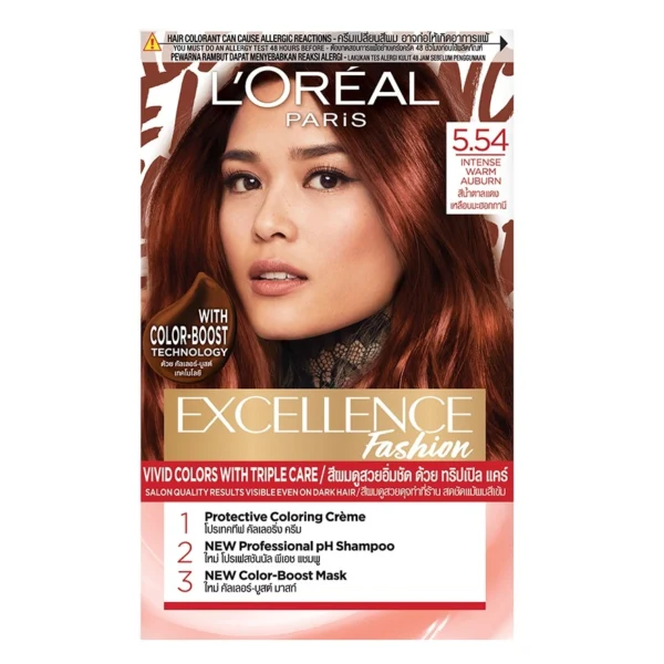L'Oreal Paris Excellence Fashion No.5.54 Intense Warm Auburn Оригинал