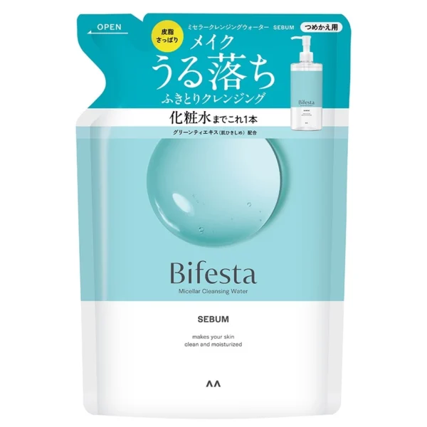 Bifesta Micellar Cleansing Water Sebum Refill 360 ml. Оригинал