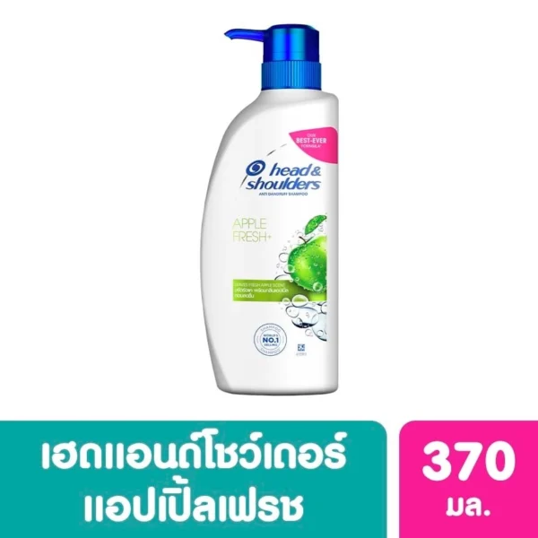 HeadShoulders Shampoo Anti Dandruff Apple Fresh+ 370 Ml. แชมพูขจัดรังแค Оригинал