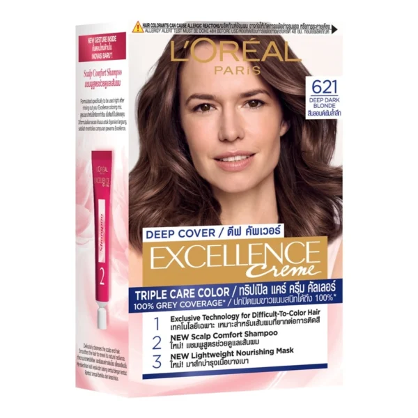 L'Oreal Paris Excellence Creme Deep Cover No.621 Deep Dark Blonde Оригинал