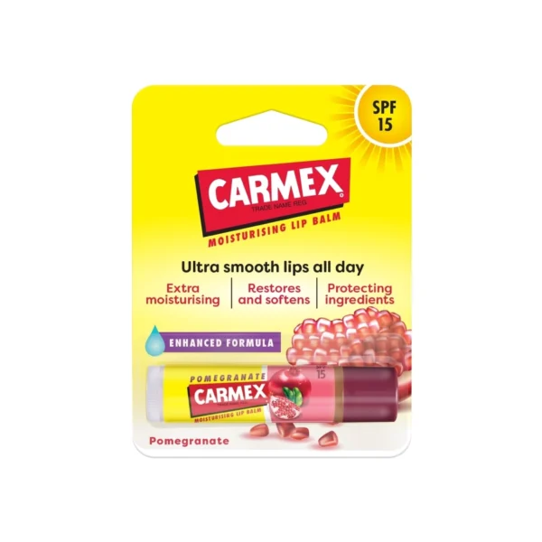 Carmex Moisturing Lip Balm Pomegranate SPF15 4.25 G. (Stick) Оригинал