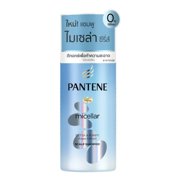 Pantene Pro-V Micellar Detox  Purify Algae Extract Scalp Shampoo 300 Ml. Оригинал