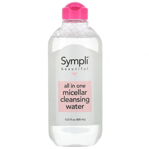 Sympli Beautiful, универсальная мицеллярная очищающая вода, 400 мл (13,5 жидк. унции)