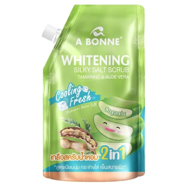 A BONNE Whitening Silky Salt Scrub Tamarind and Aloe vera 350 G. Оригинал