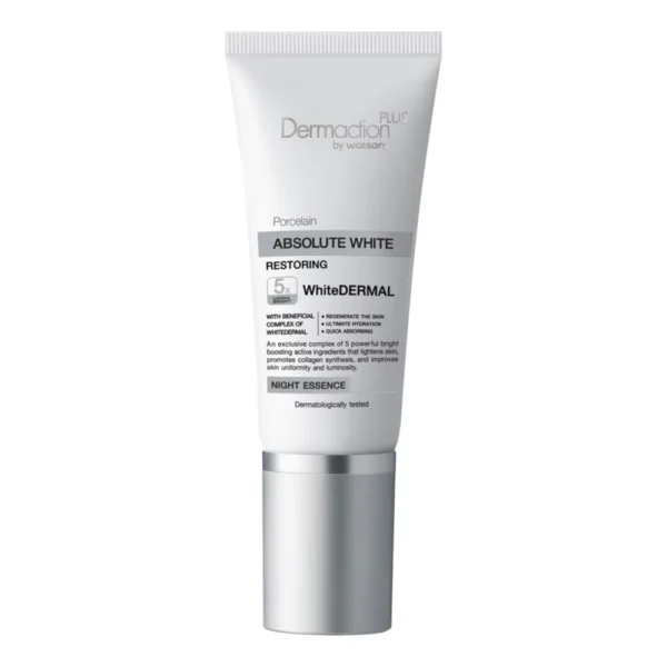 Dermaction Plus by Watsons Porcelain Absolute White Restoring Night Essence 40ml. Оригинал