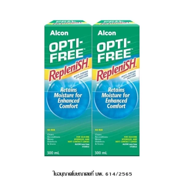 Optifree Replenish 300 ml.X 2 Оригинал
