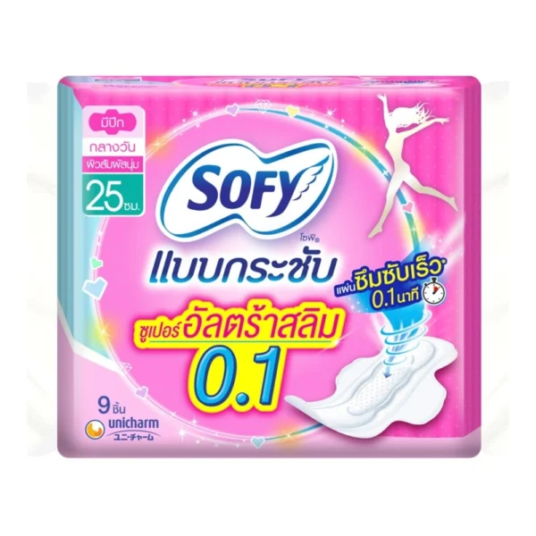 Sofy Body Fit Super Ultra Slim0.1 Wing 25 cm. 9's Оригинал