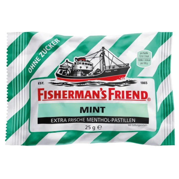 Конфеты от кашля и боли в горле Fisherman's Friend 25 гр 3 вкуса