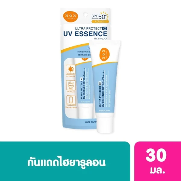 SoS Ultra Protect X3 UV ESSENCE SPF50+/PA++++30ml Оригинал