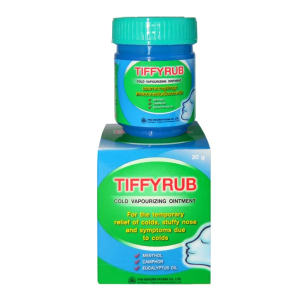 Мазь от простуды Tiffy Rub с ментолом 20 гр