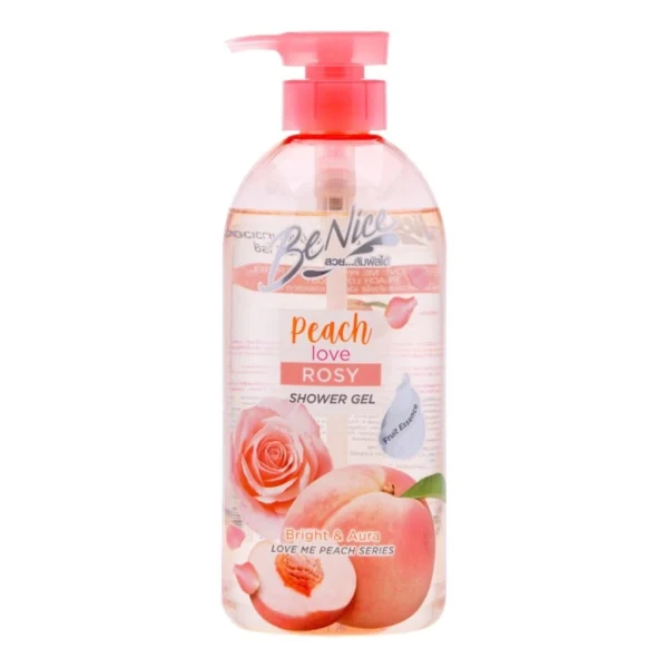 Benice Shower Gel Peach Love Rosy 450 Ml. Оригинал