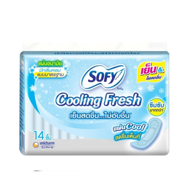 Sofy Pantyliner Cooling Fresh Regular Scented 14 Pcs. Оригинал
