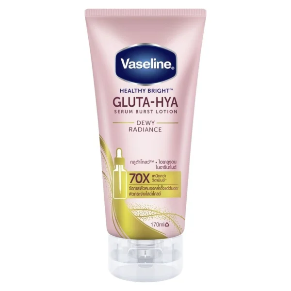 Vaseline Healthy Bright Gluta Hya Serum Burst Lotion Dewy Radiance 170 Ml. Оригинал