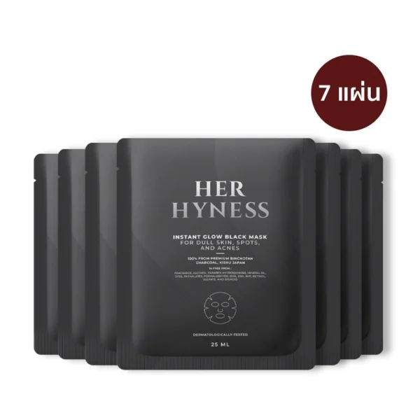 Her Hyness Instant Glow Black Mask 25 ml. x7 sheets/box Оригинал