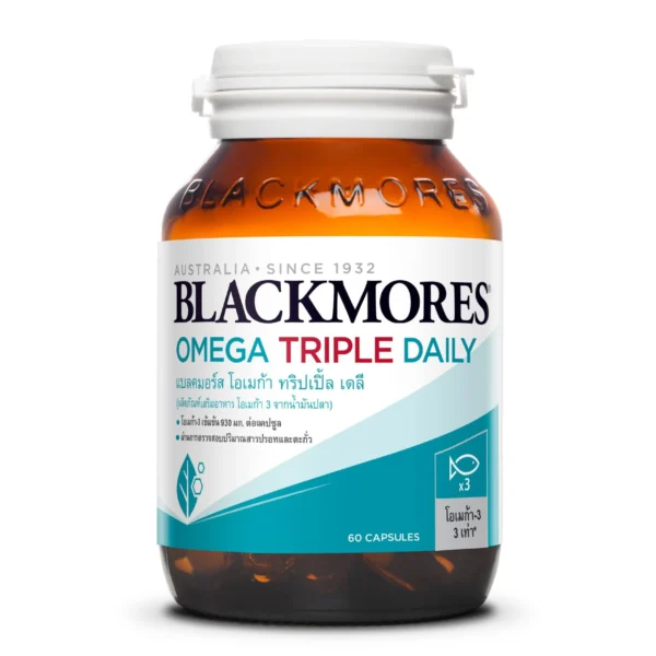 Blackmores Omega Triple Daily (Product Omega 3 From Fish oil) 60 Capsules Оригинал