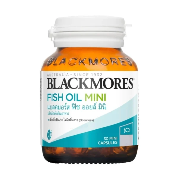 Blackmores Fish Oil Mini Odourless 30 Capulses Оригинал