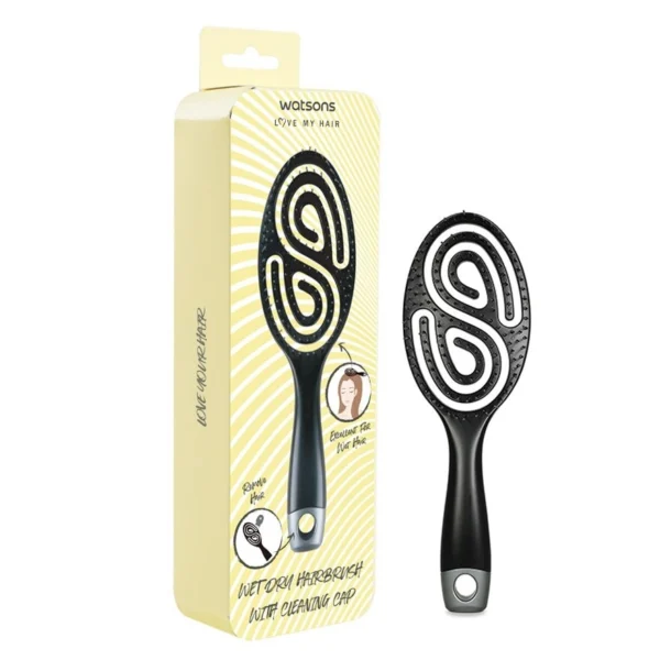 Watsons Wet Dry Hair Brush With Cleaning Cap Оригинал