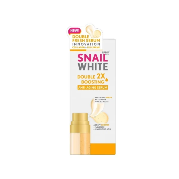 Namu Life Snailwhite Double Boosting Anti-Aging Serum 40 + 40 ml. Оригинал