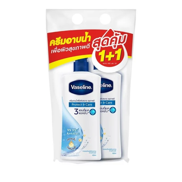 Vaseline Healthy Plus Body Wash Protect  Care 400 Ml.Twin Pack Оригинал