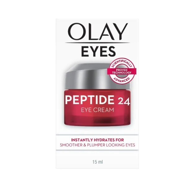 Olay Eyes Peptide 24 Eye Cream 15 Ml. บำรุงผิวรอบดวงตา ชุ่มชื่น กระชับ Оригинал