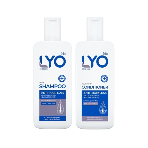 Lyo Anti-Hair Loss Set Shampoo 200 Ml. + Conditioner 200 Ml. บำรุงผมร่วง ผมบาง Оригинал