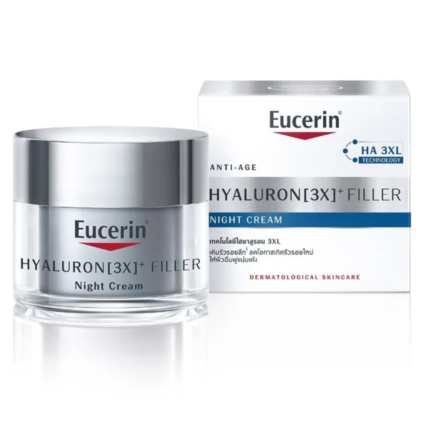 Eucerin Hyaluron (3X) Filler Night Cream 50ml Оригинал