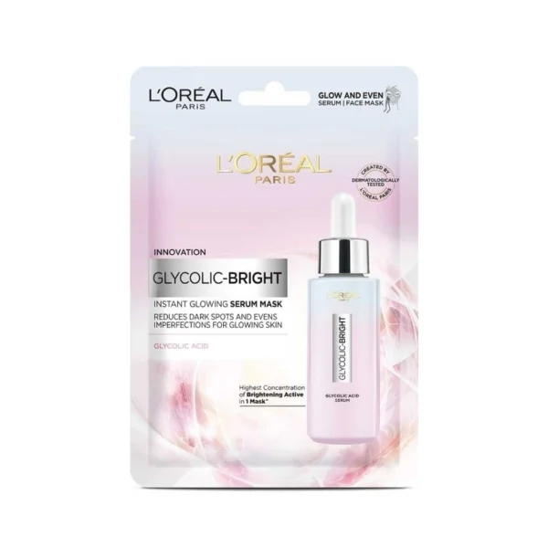 L'Oreal Paris Glycolic-Bright Instant Glowing Serum Mask 1'S Оригинал