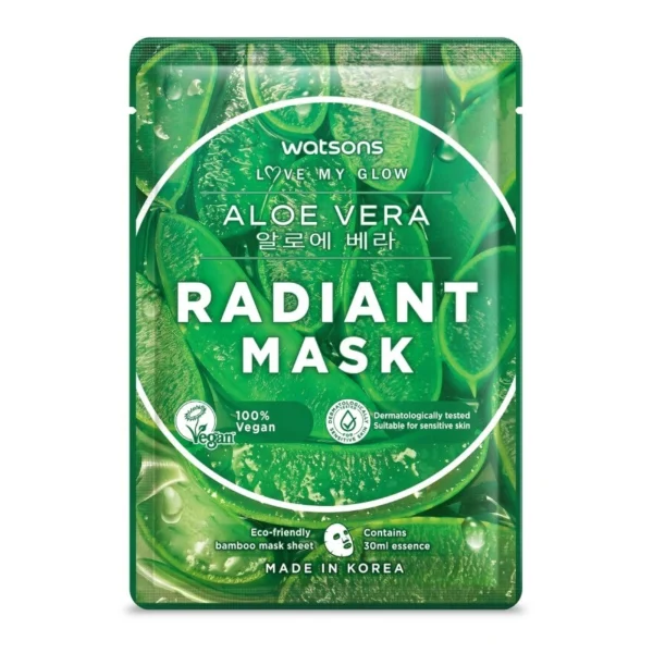 Watsons Aloe Vera Radiant Mask 1sheet. Оригинал