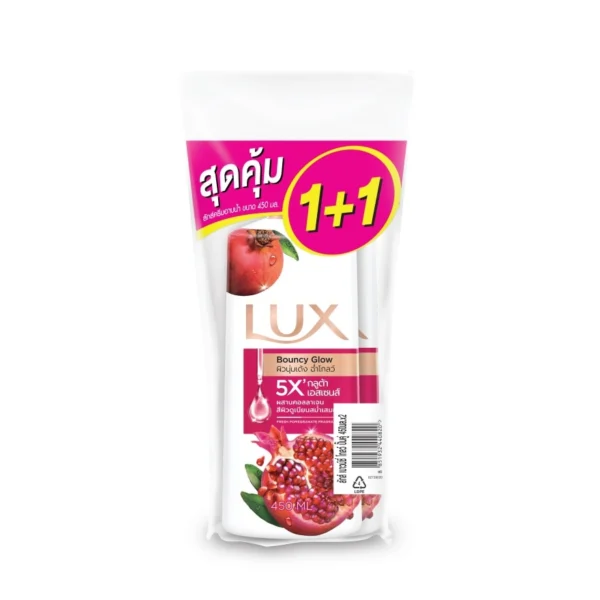 Lux Shower Cream Bouncy Glow 450 Ml. Twin Pack Оригинал