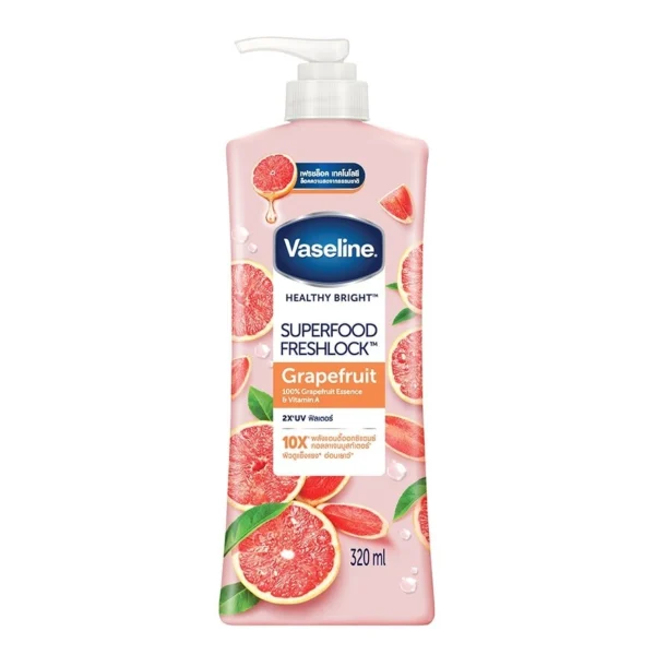 Vaseline Healthy Bright Superfood Freshlock Grapefruit 320 Ml. Оригинал