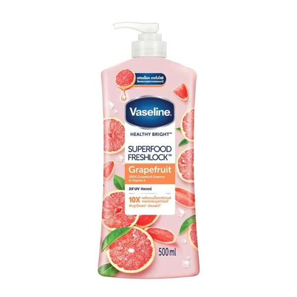 Vaseline Healthy Bright Superfood Freshlock Grapefruit 500 Ml. Оригинал